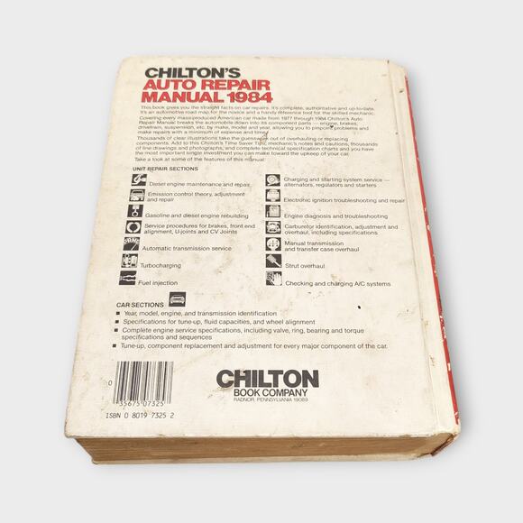 CHILTON'S 1984 Auto Repair Manual American Cars From 1977 Through 1984 - Picture 2 of 8